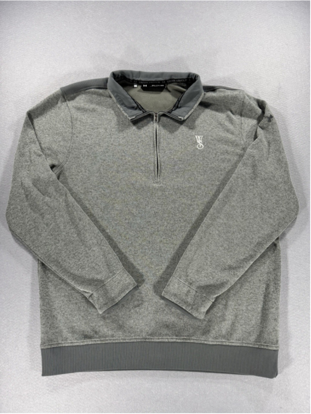 Under Armour Grey Quarter-Zip Pullover XL
